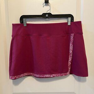 Tommy Bahama Burgundy Athletic Skort Women's Size XL